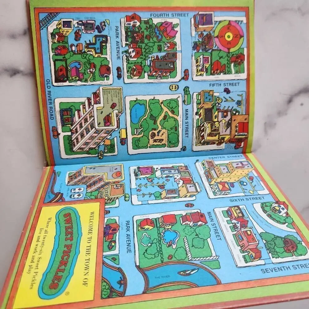 Sweet pickles Nuts to Nightingale  vintage '70s children's hardback book kids fi